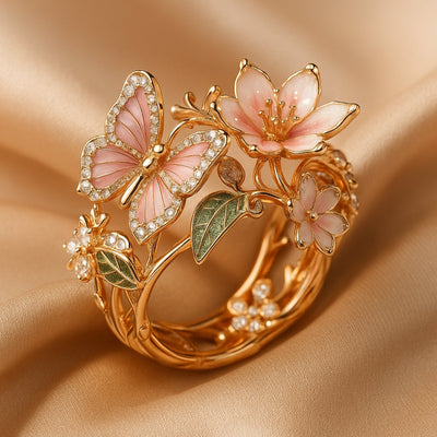 Nature Bright Schmetterlings-Zirkonia-Ring